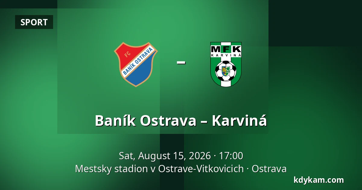 Baník Ostrava – Karviná — Mestsky stadion v Ostrave-Vitkovicich, Ostrava