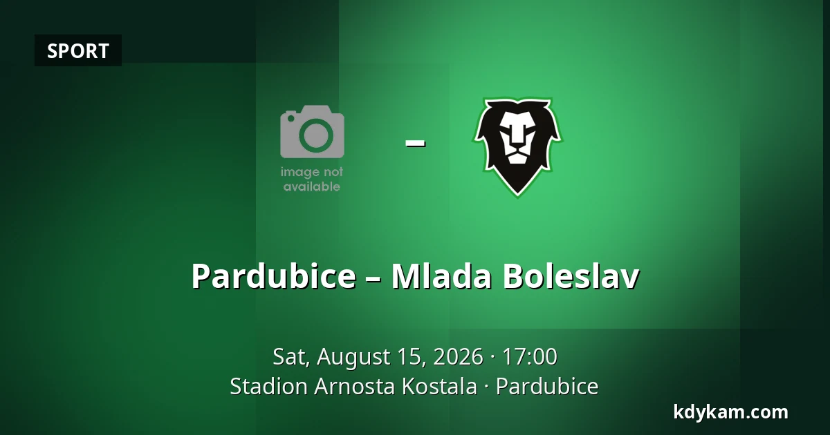 Pardubice – Mlada Boleslav — Stadion Arnosta Kostala, Pardubice