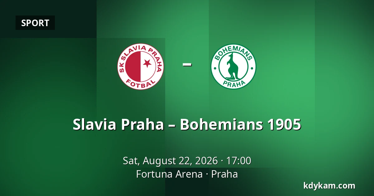 Slavia Praha – Bohemians 1905 — Fortuna Arena, Prague