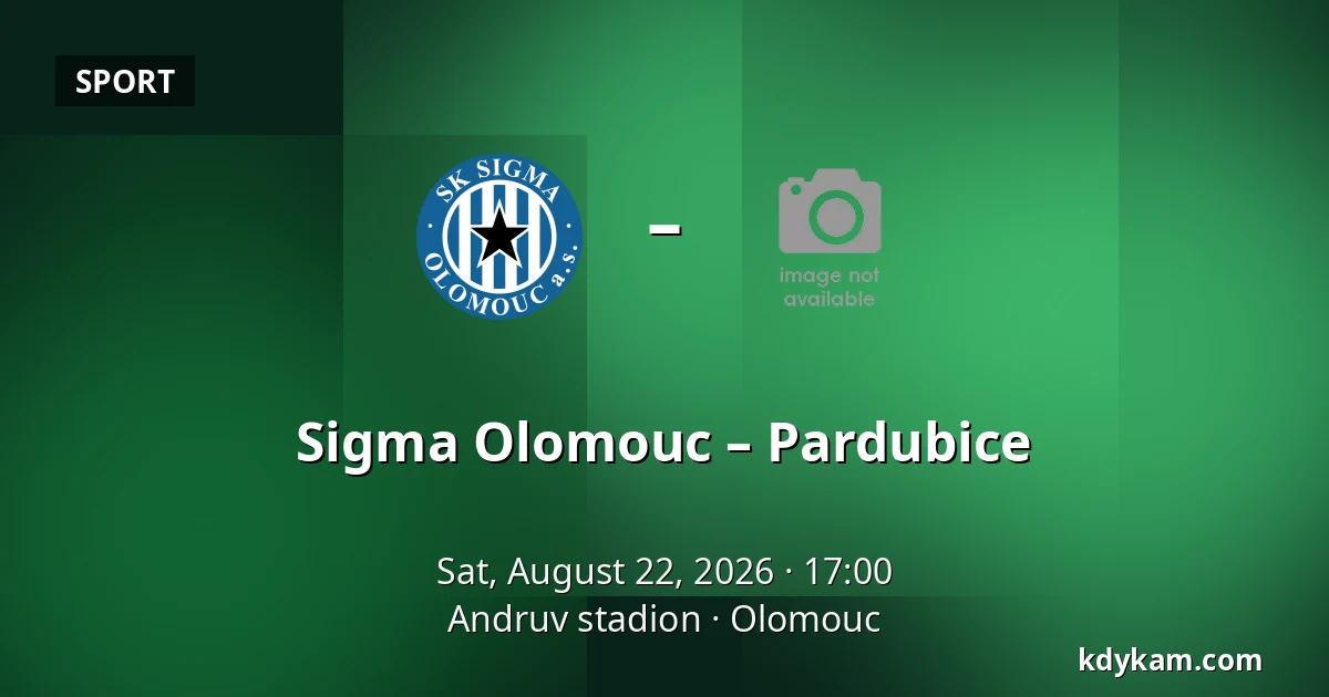 Sigma Olomouc – Pardubice — Andruv stadion, Olomouc