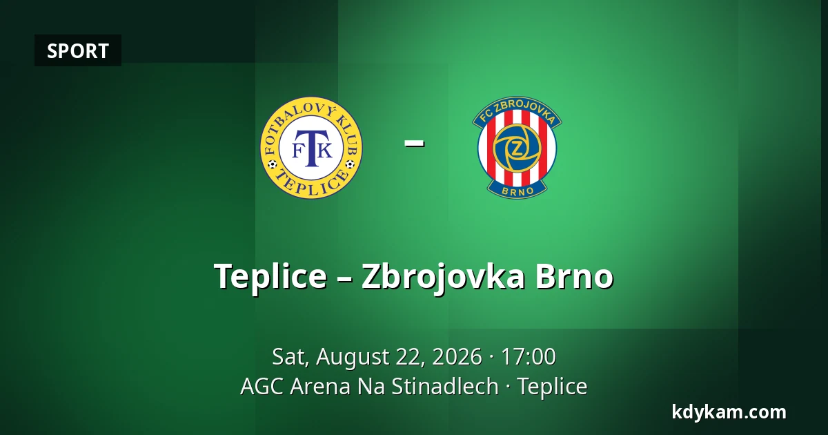 Teplice – Zbrojovka Brno — AGC Arena Na Stinadlech, Teplice