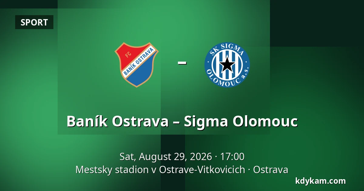 Baník Ostrava – Sigma Olomouc — Mestsky stadion v Ostrave-Vitkovicich, Ostrava