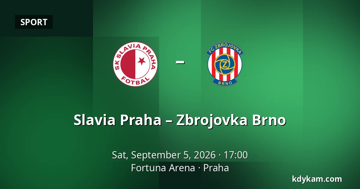 Slavia Praha – Zbrojovka Brno — Fortuna Arena, Prague