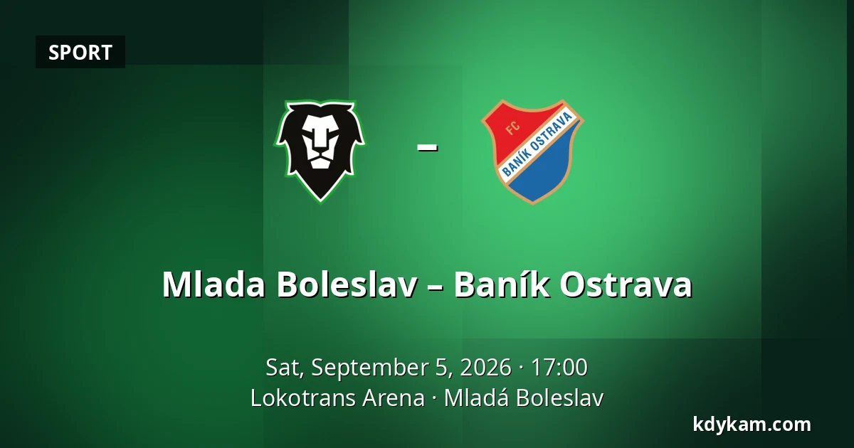 Mlada Boleslav – Baník Ostrava — Lokotrans Arena, Mladá Boleslav