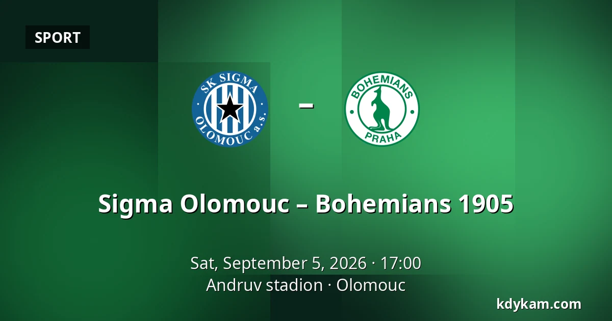 Sigma Olomouc – Bohemians 1905 — Andruv stadion, Olomouc