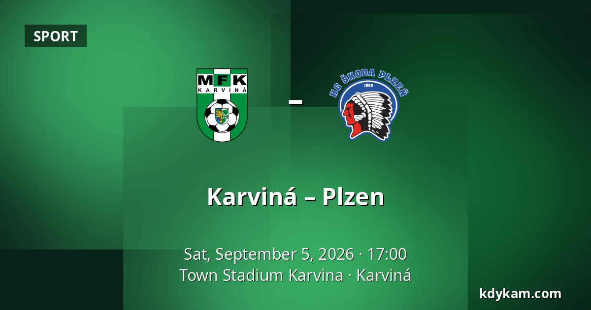 Karviná – Plzen — Town Stadium Karvina, Karviná