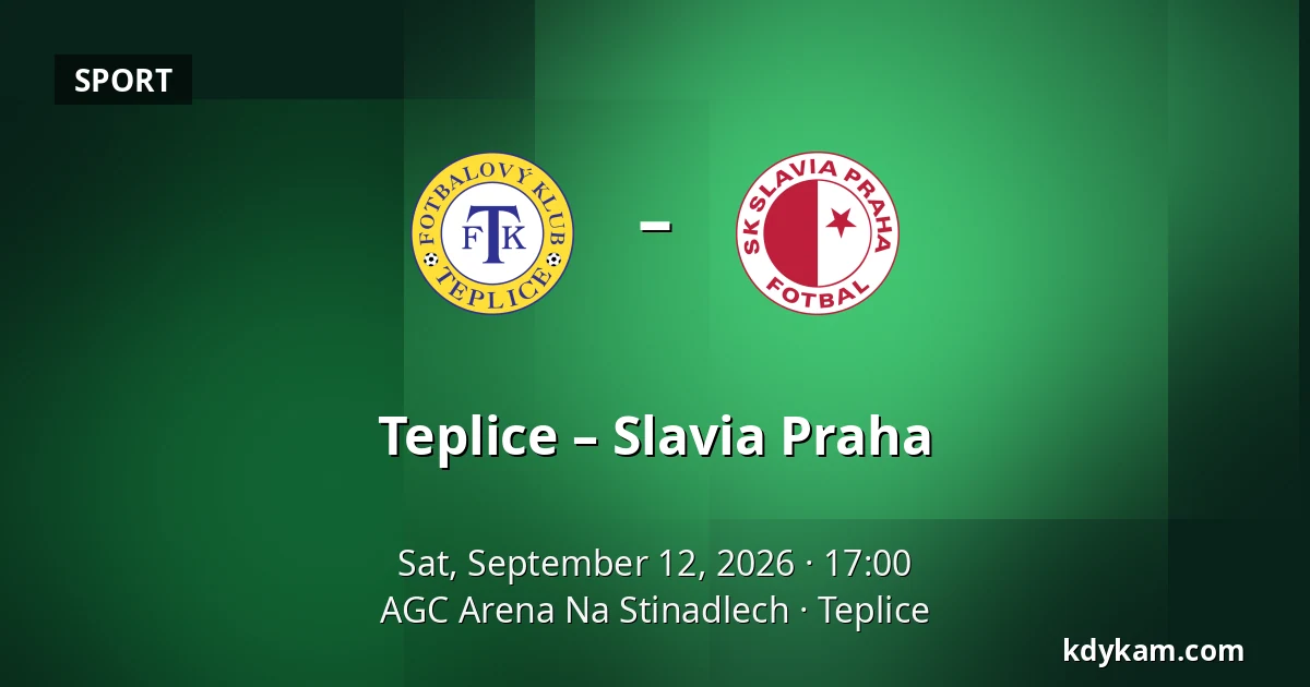 Teplice – Slavia Praha — AGC Arena Na Stinadlech, Teplice