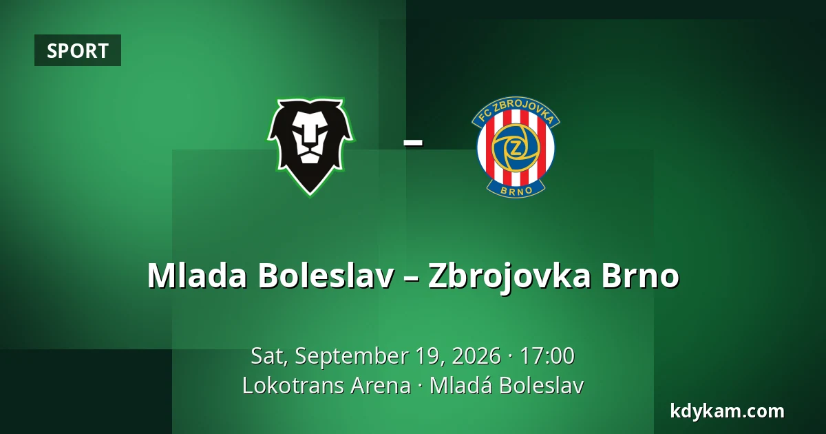 Mlada Boleslav – Zbrojovka Brno — Lokotrans Arena, Mladá Boleslav