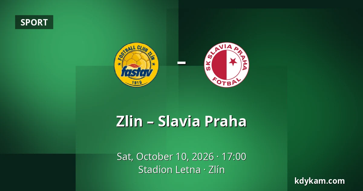 Zlin – Slavia Praha — Stadion Letna, Zlín