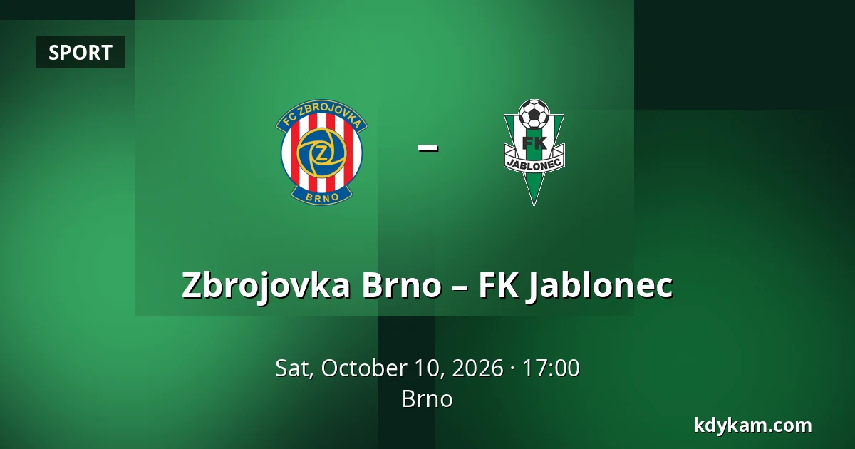 Zbrojovka Brno – FK Jablonec — Brno