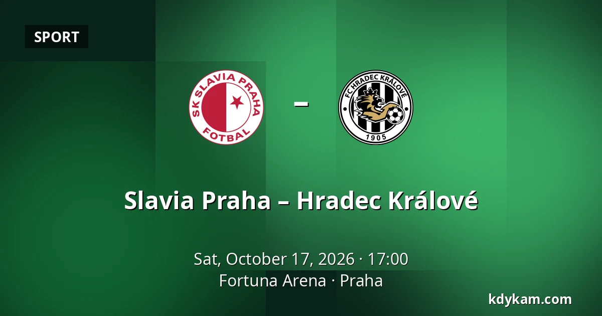 Slavia Praha – Hradec Králové — Fortuna Arena, Prague
