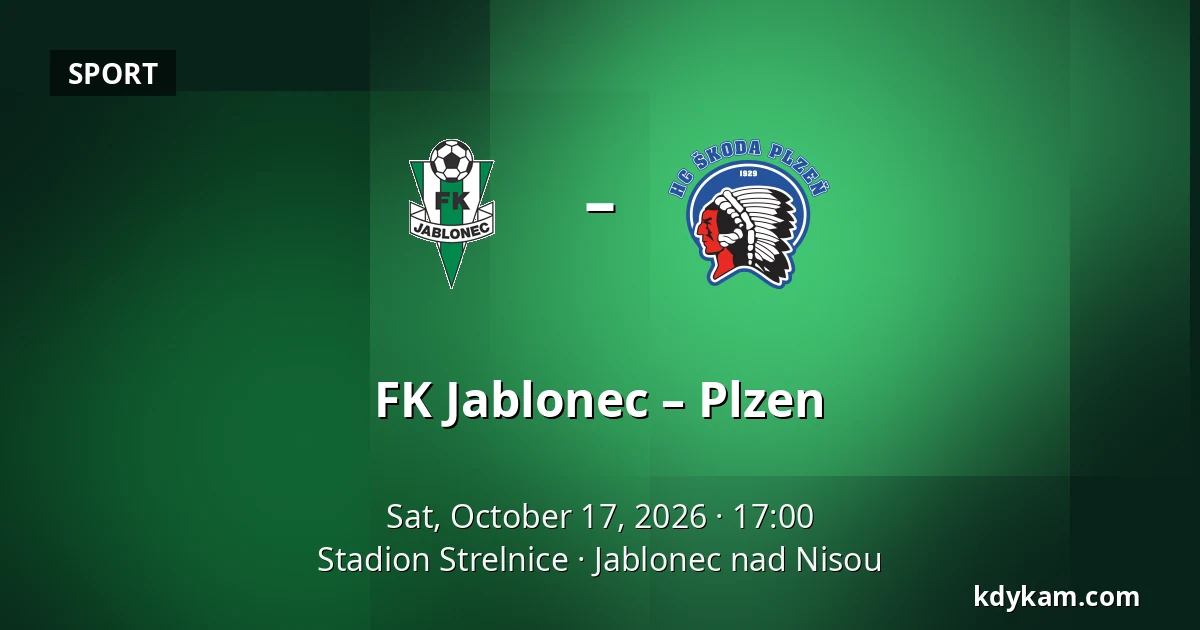 FK Jablonec – Plzen — Stadion Strelnice, Jablonec nad Nisou