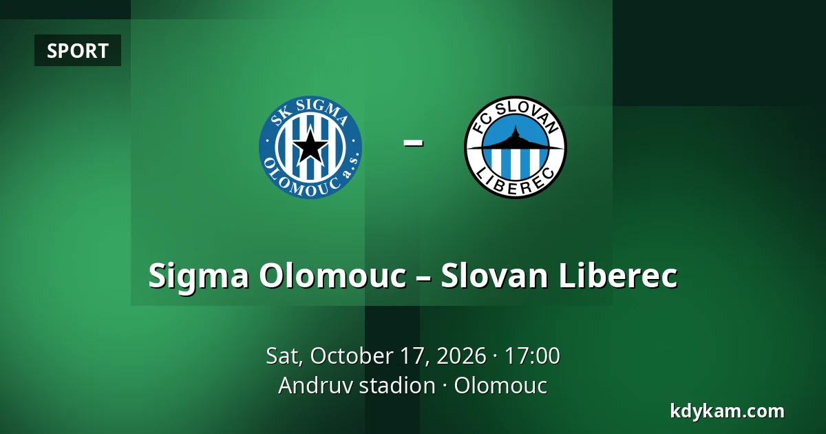 Sigma Olomouc – Slovan Liberec — Andruv stadion, Olomouc