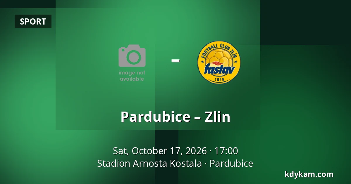 Pardubice – Zlin — Stadion Arnosta Kostala, Pardubice