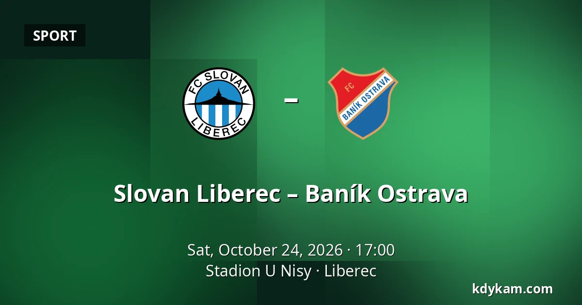 Slovan Liberec – Baník Ostrava — Stadion U Nisy, Liberec