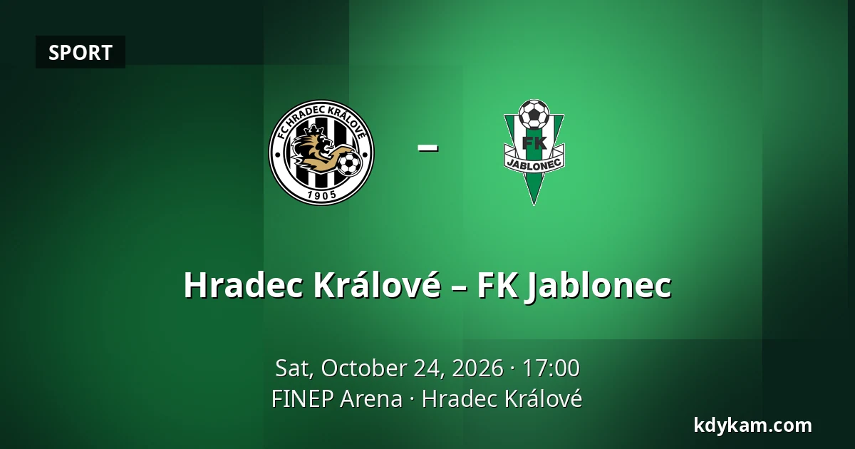 Hradec Králové – FK Jablonec — FINEP Arena, Hradec Králové