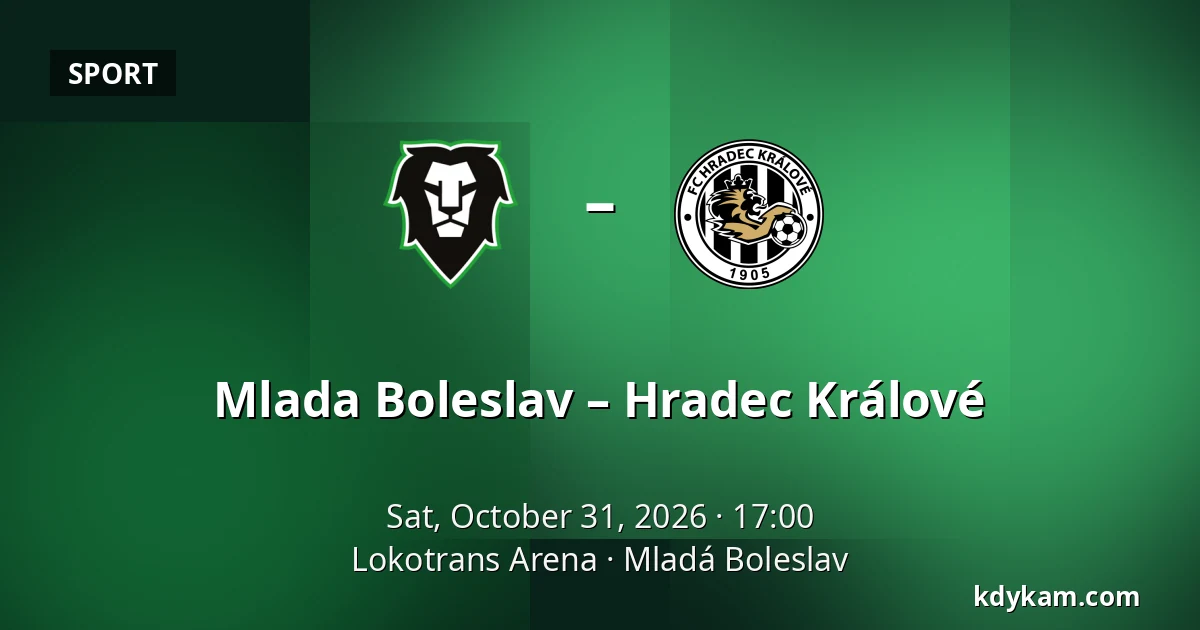 Mlada Boleslav – Hradec Králové — Lokotrans Arena, Mladá Boleslav