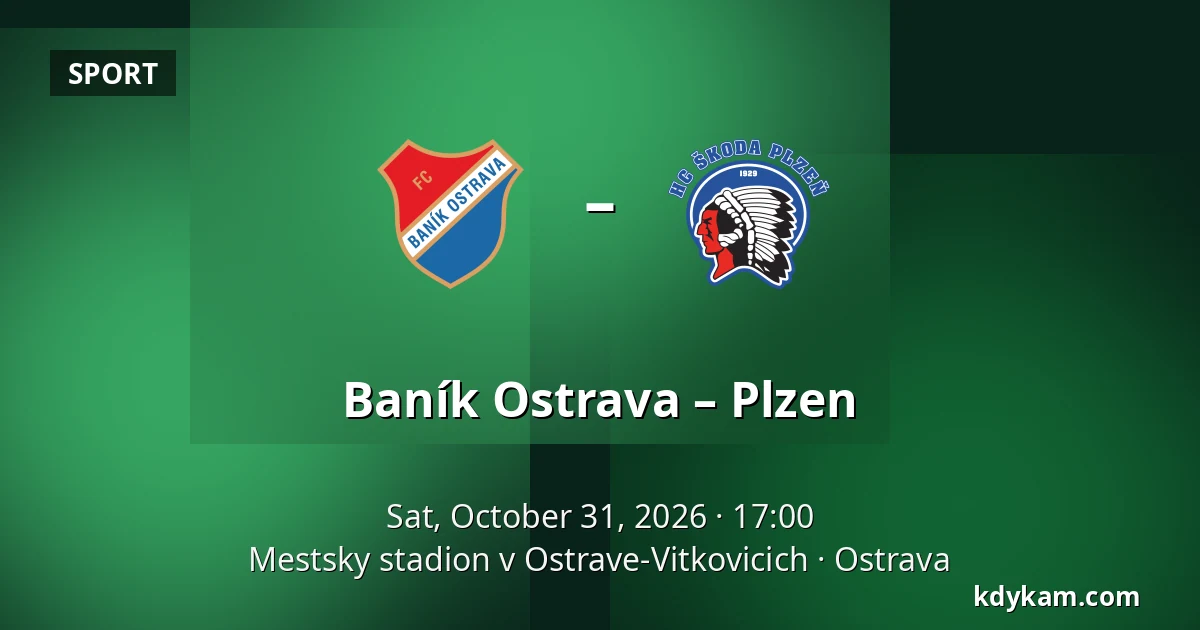 Baník Ostrava – Plzen — Mestsky stadion v Ostrave-Vitkovicich, Ostrava