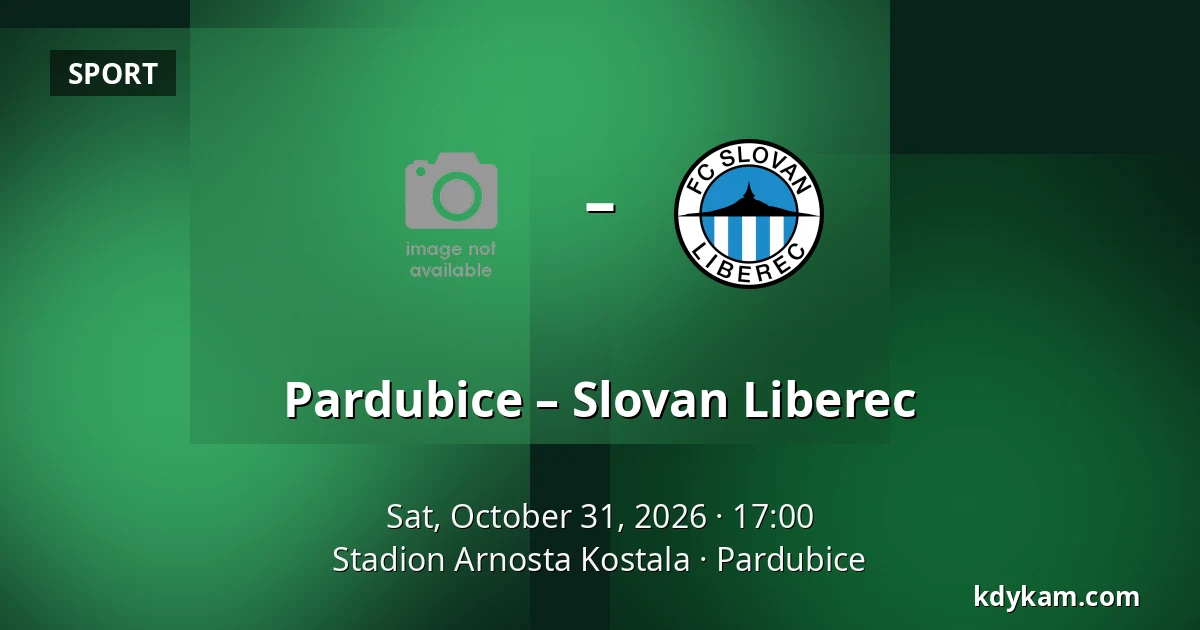 Pardubice – Slovan Liberec — Stadion Arnosta Kostala, Pardubice