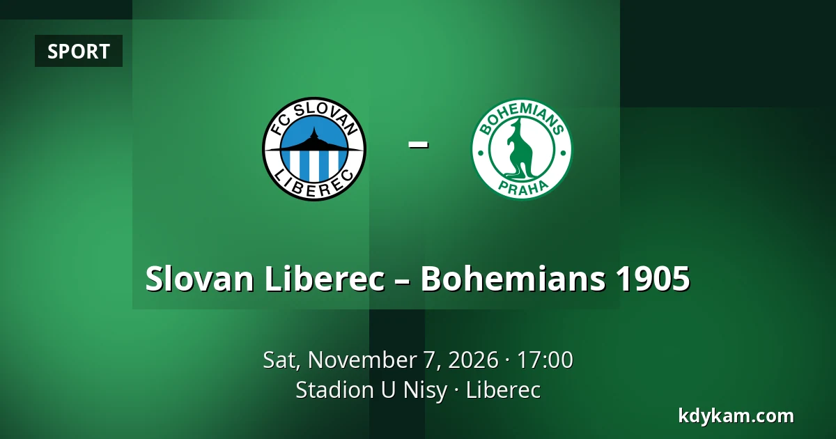 Slovan Liberec – Bohemians 1905 — Stadion U Nisy, Liberec