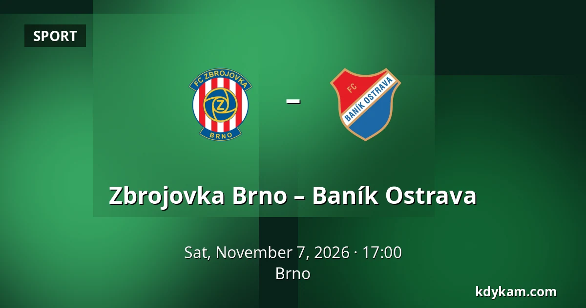 Zbrojovka Brno – Baník Ostrava — Brno