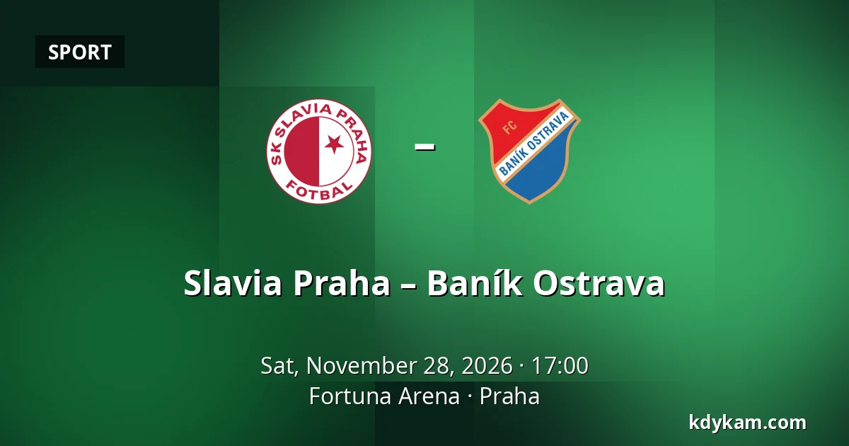 Slavia Praha – Baník Ostrava — Fortuna Arena, Prague