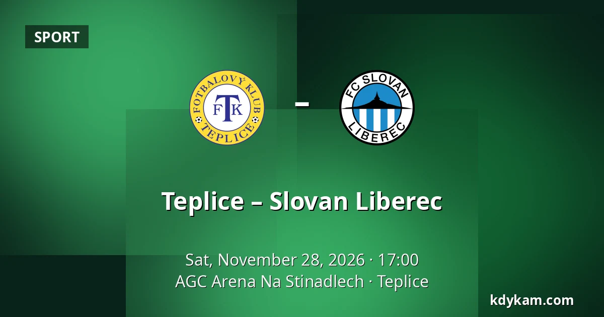 Teplice – Slovan Liberec — AGC Arena Na Stinadlech, Teplice