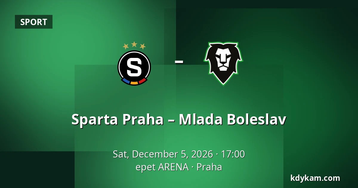 Sparta Praha – Mlada Boleslav — epet ARENA, Prague