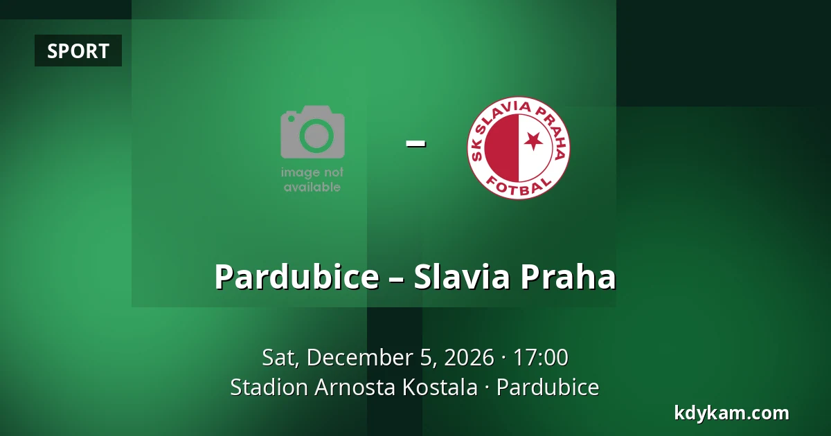 Pardubice – Slavia Praha — Stadion Arnosta Kostala, Pardubice