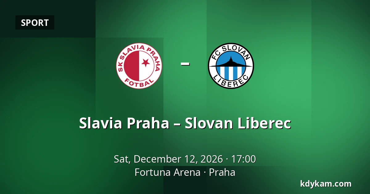 Slavia Praha – Slovan Liberec — Fortuna Arena, Prague