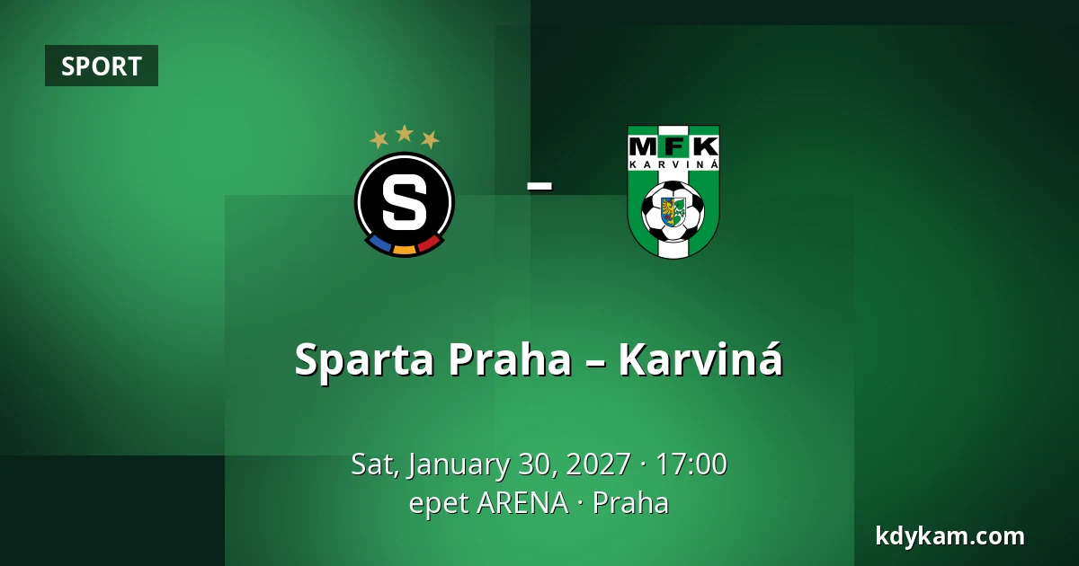 Sparta Praha – Karviná — epet ARENA, Prague