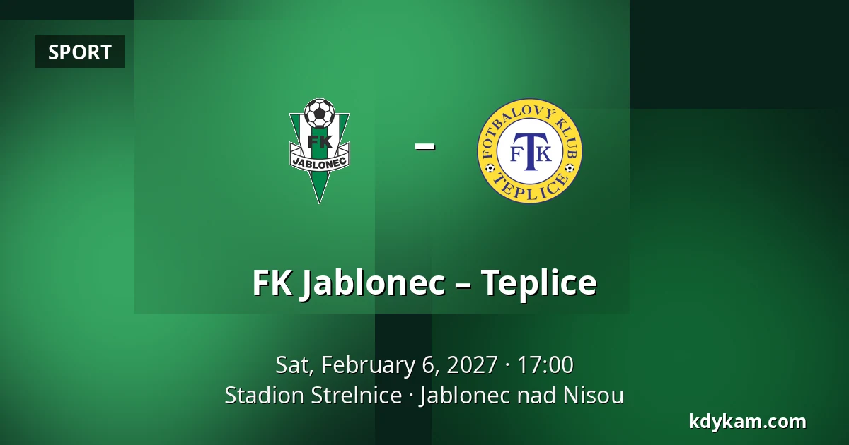 FK Jablonec – Teplice — Stadion Strelnice, Jablonec nad Nisou