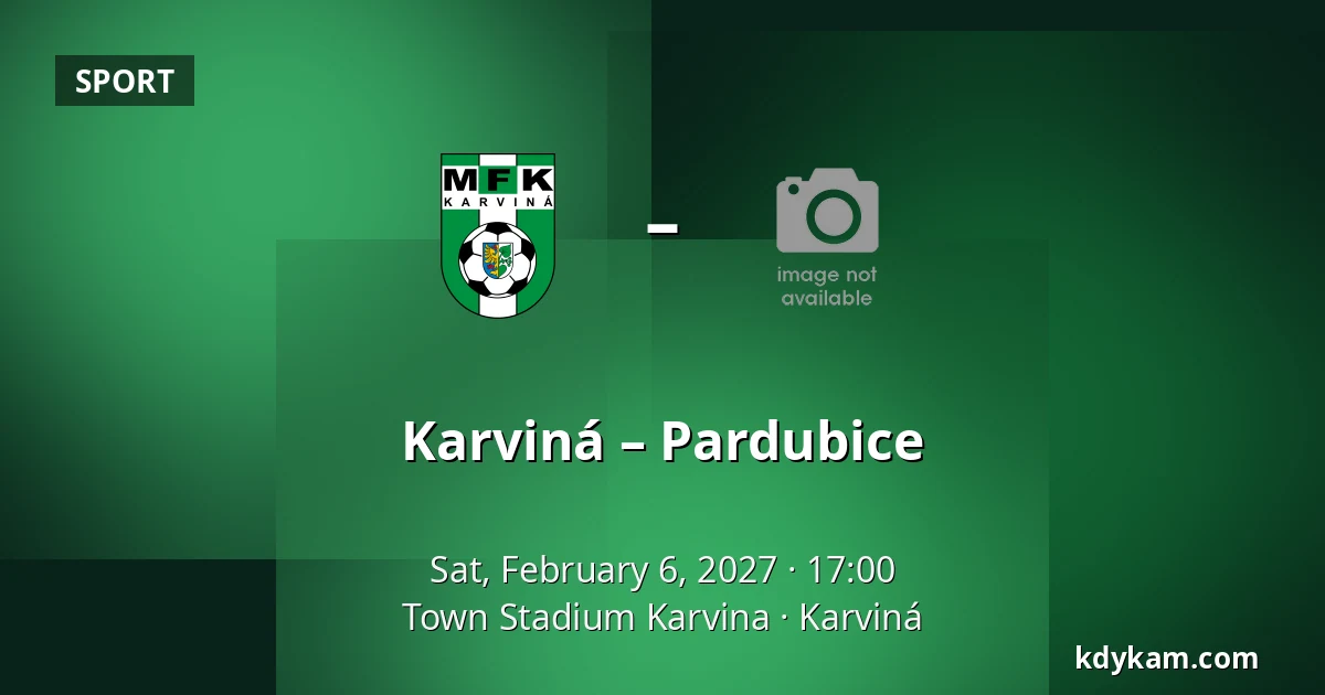 Karviná – Pardubice — Town Stadium Karvina, Karviná