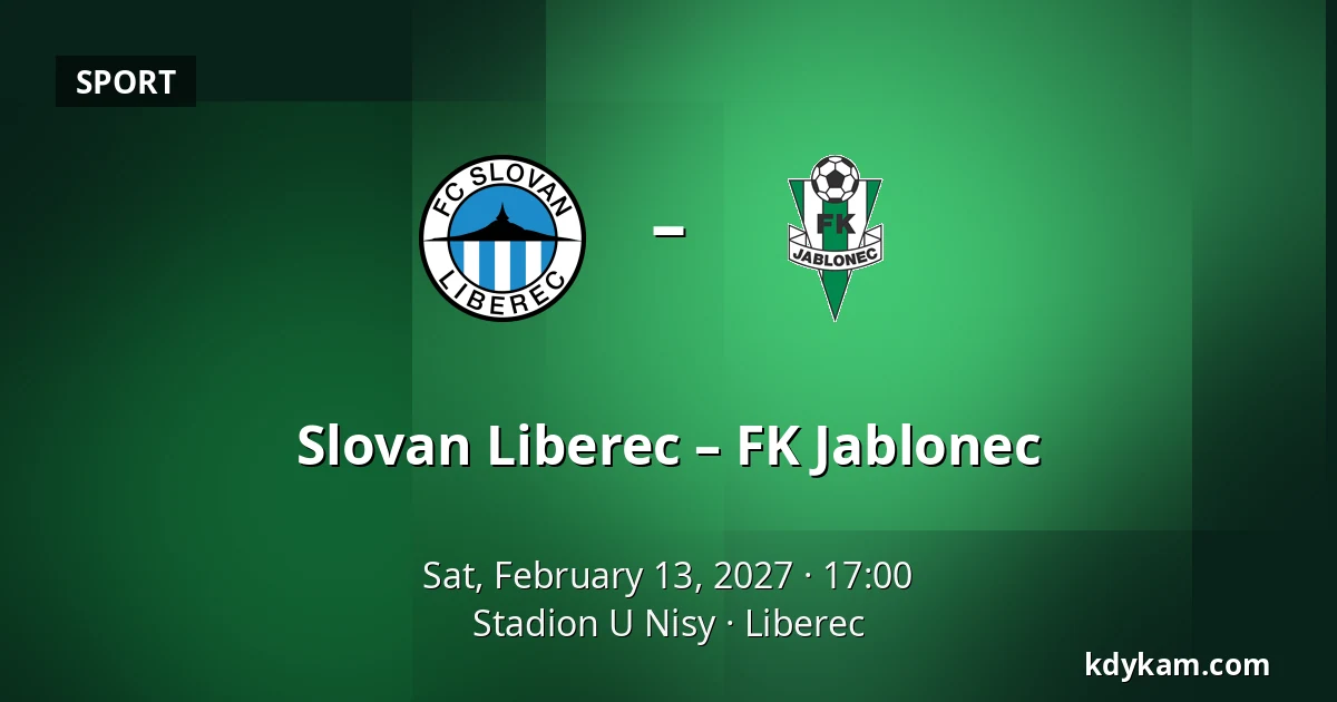 Slovan Liberec – FK Jablonec — Stadion U Nisy, Liberec