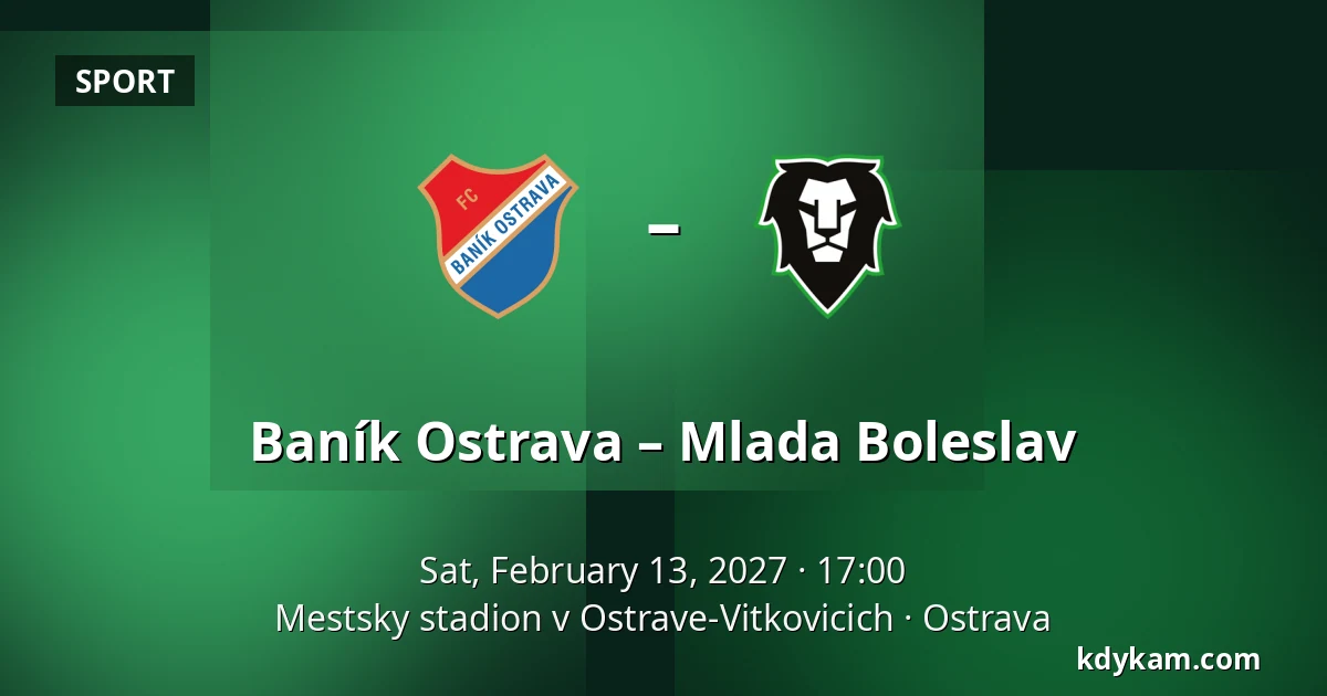 Baník Ostrava – Mlada Boleslav — Mestsky stadion v Ostrave-Vitkovicich, Ostrava