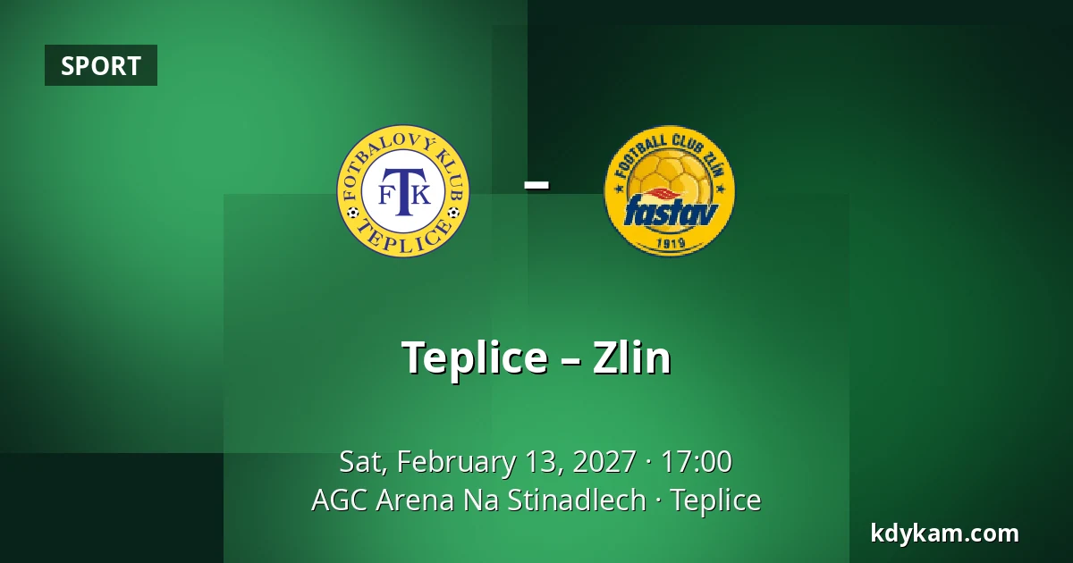Teplice – Zlin — AGC Arena Na Stinadlech, Teplice