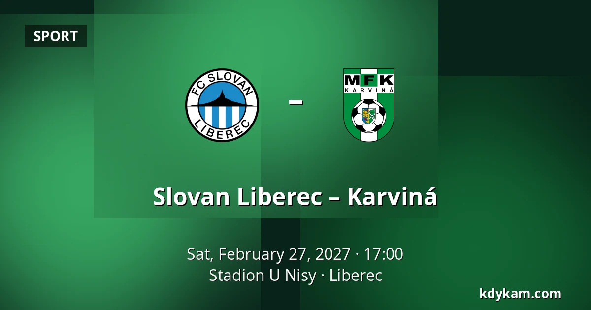 Slovan Liberec – Karviná — Stadion U Nisy, Liberec