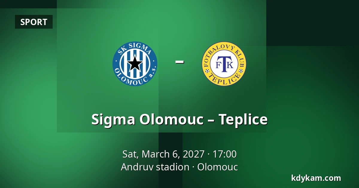 Sigma Olomouc – Teplice — Andruv stadion, Olomouc