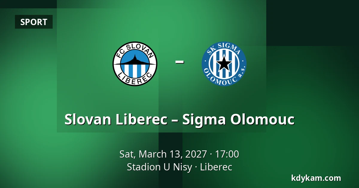Slovan Liberec – Sigma Olomouc — Stadion U Nisy, Liberec