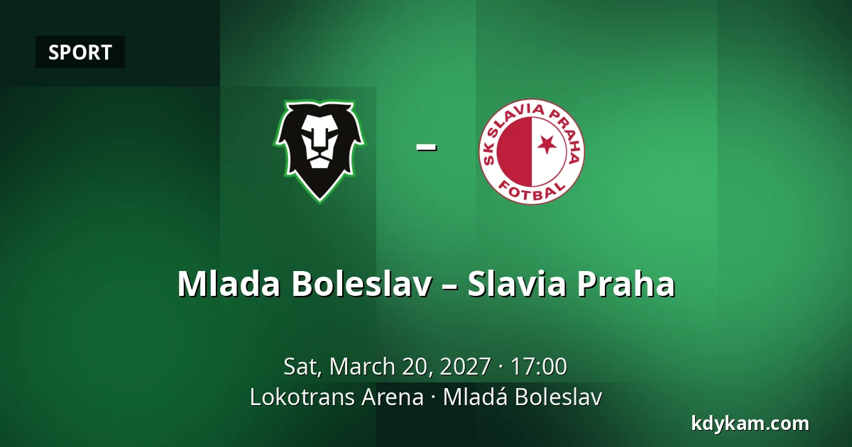 Mlada Boleslav – Slavia Praha — Lokotrans Arena, Mladá Boleslav