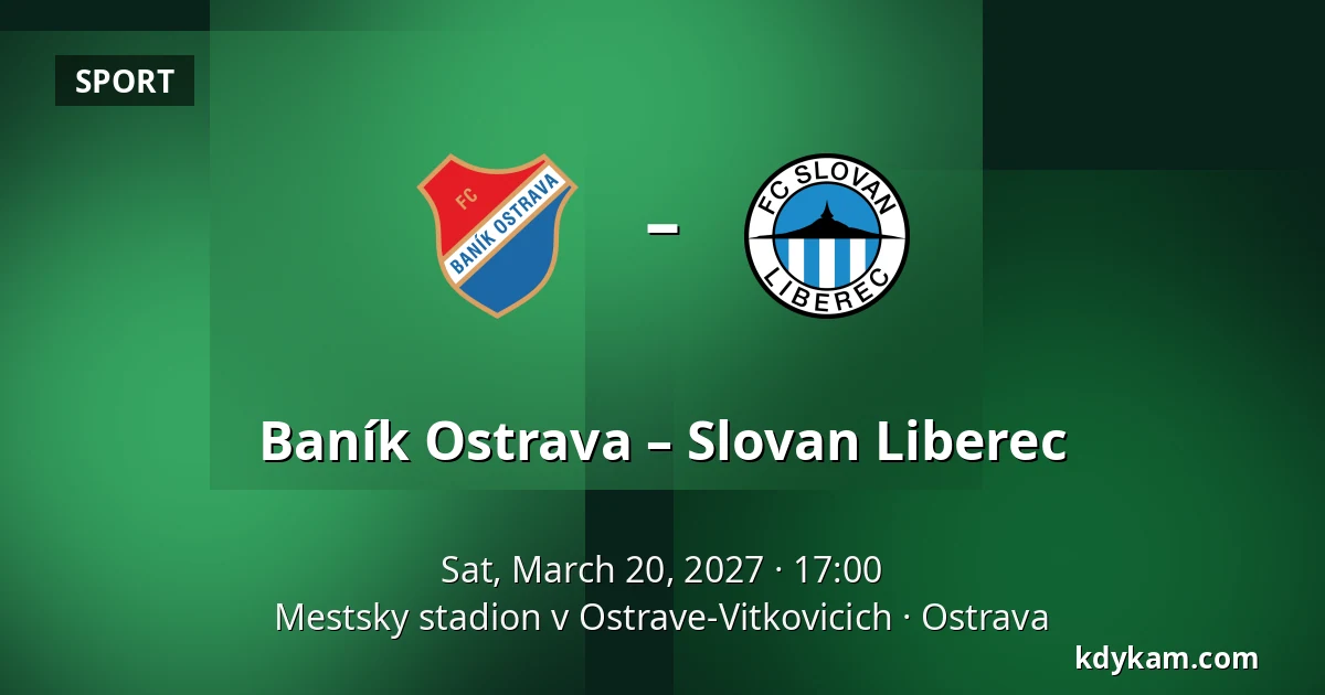 Baník Ostrava – Slovan Liberec — Mestsky stadion v Ostrave-Vitkovicich, Ostrava
