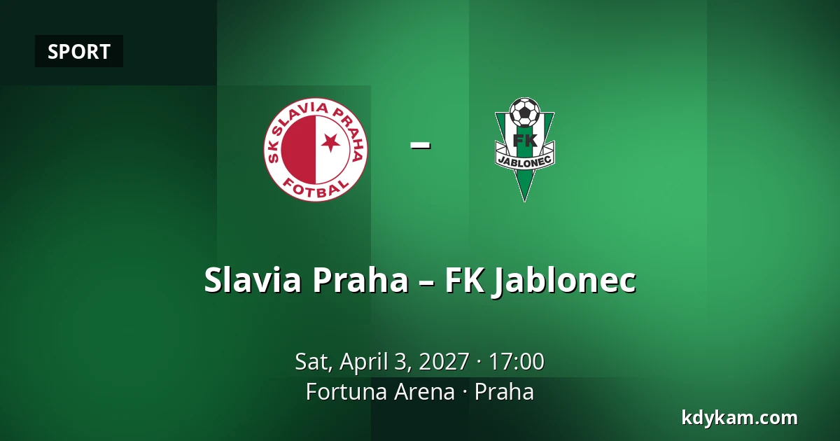 Slavia Praha – FK Jablonec — Fortuna Arena, Prague