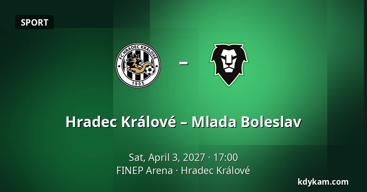 Hradec Králové – Mlada Boleslav — FINEP Arena, Hradec Králové