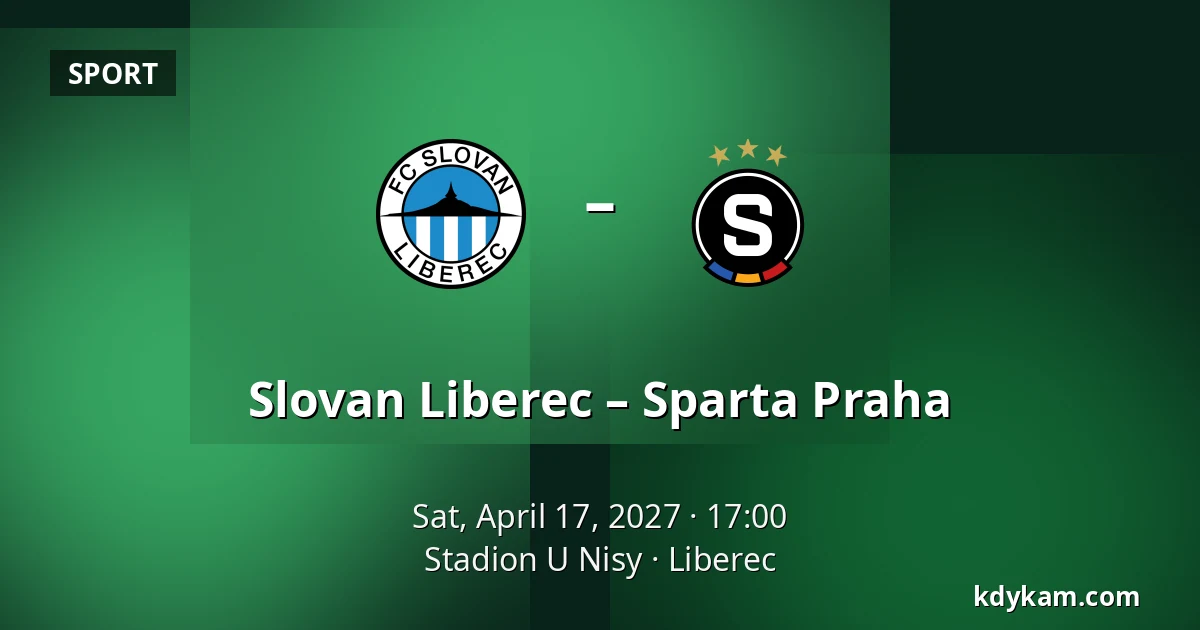 Slovan Liberec – Sparta Praha — Stadion U Nisy, Liberec