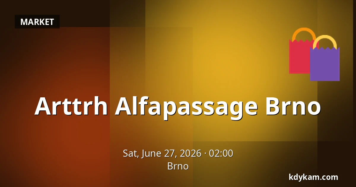 Arttrh Alfapassage Brno — Brno