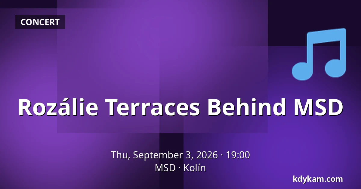Rozálie Terraces Behind MSD — MSD, Kolín