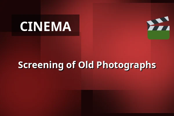 Screening of Old Photographs — Kino Mže, Tachov