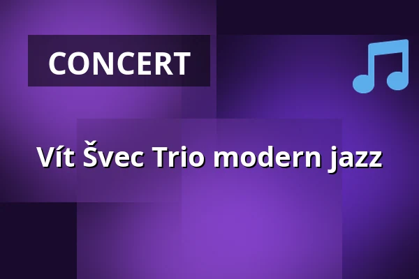 Vít Švec Trio modern jazz — Agharta Jazz Centrum, Prague