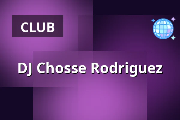 DJ Chosse Rodriguez — Letní kino Olomouc, Olomouc