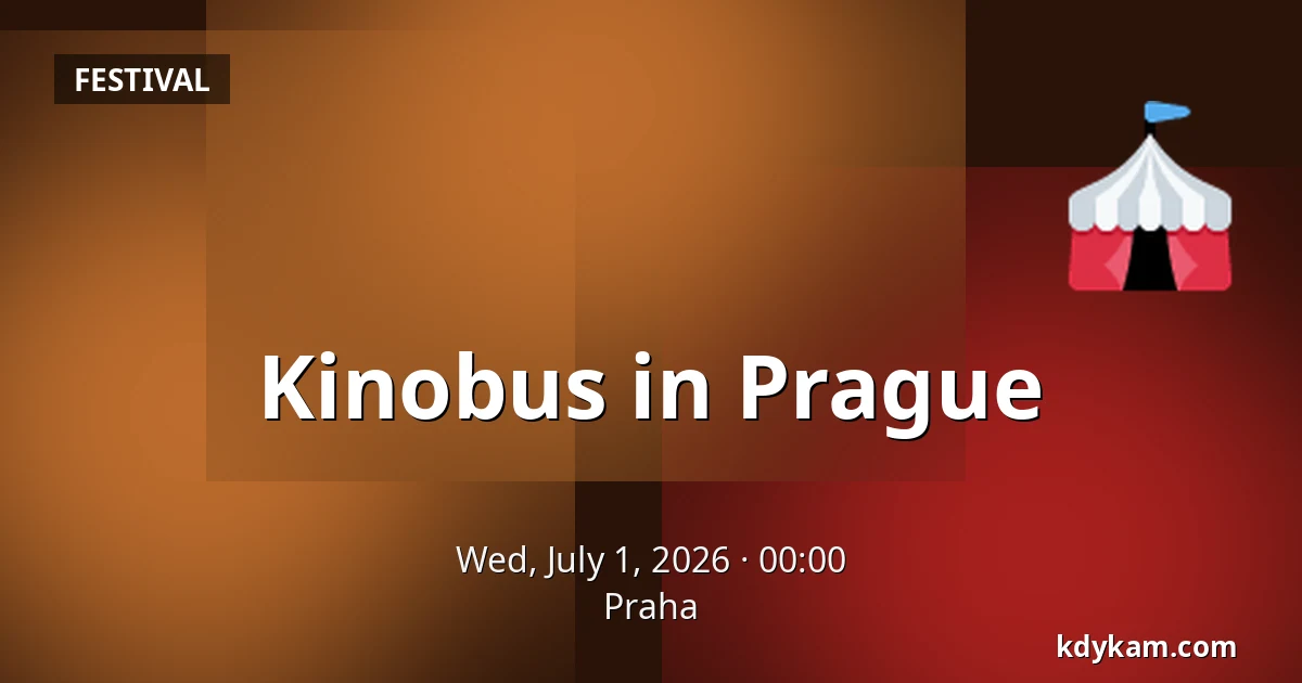 Kinobus in Prague — Prague
